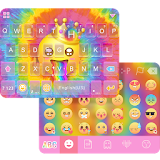 Tie Dye Emoji Keyboard Theme icon