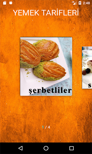 Android application Tatlı Tarifleri Şerbetli Sütlü screenshort