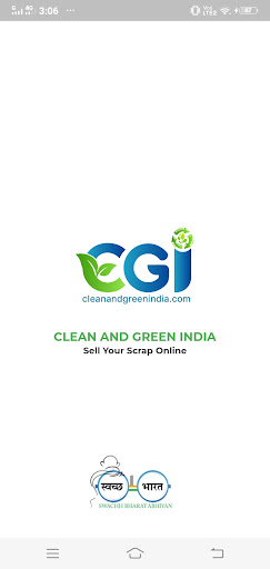 Android application Clean and Green India User App screenshort