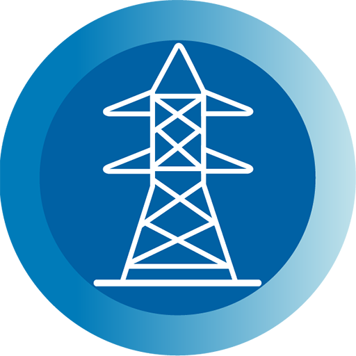Riesgos eléctricos en líneas d logo