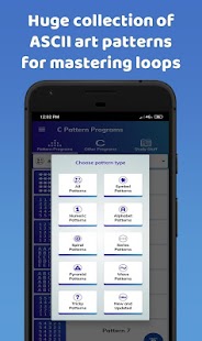 C Pattern Programs Screenshot