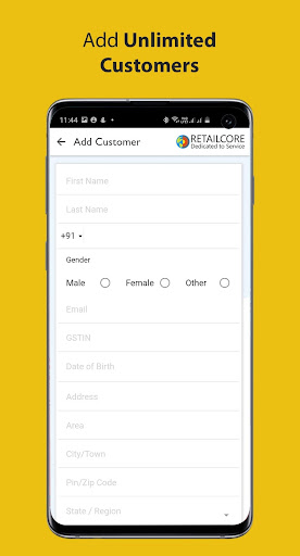Billing App Screen 3