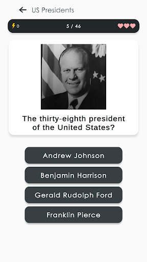 Quiz: US Presidents Screen 3