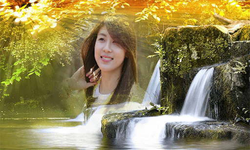 Waterfall Photo Frame
