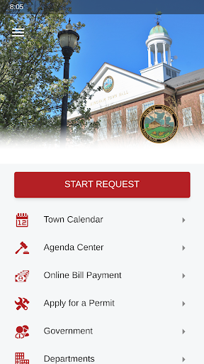 Android application My Hingham screenshort