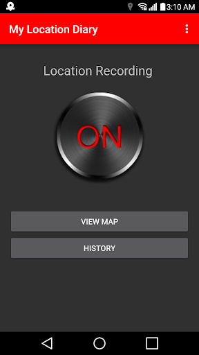Android application My Location Diary screenshort