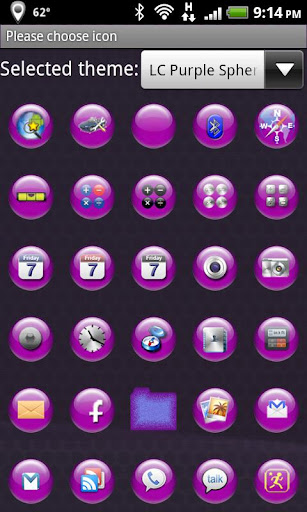 LC Purple Sphere Theme