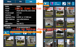 screenshot of GPS Photo Viewer (use HereMap)