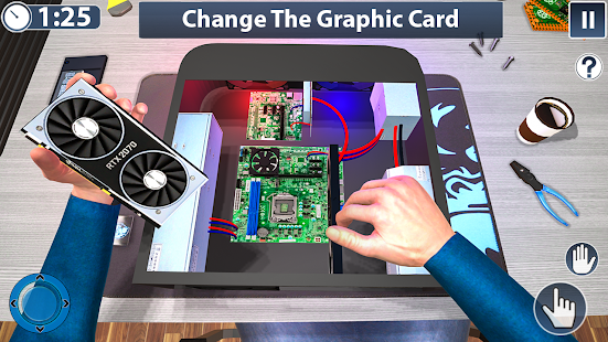 Smartphone Repair Master 3D: Laptop PC Build Games 1.2 APK screenshots 3