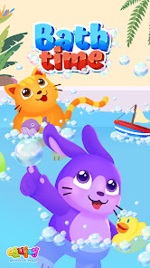 Bath Time - Baby Pet Care apkpoly screenshots 1
