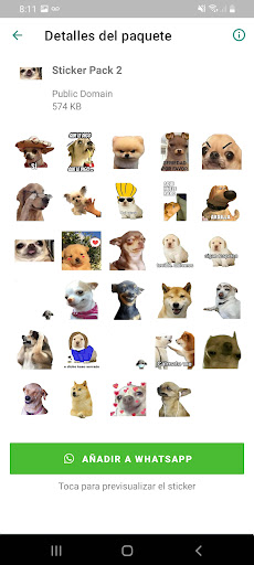 Stickers de perros y gatos mem Screen 2
