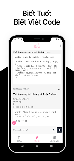 Android application Biết Tuốt - Chat AI screenshort