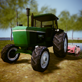 Tractor Towing In Wild icon