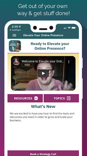 Elevate Biz Screen 2