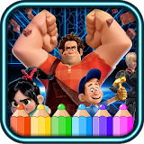 coloring the wreck it ralph world icon
