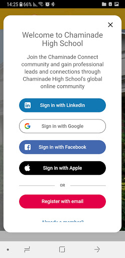 Chaminade Connect Screen 2