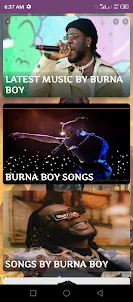 BURNA BOY SONGS