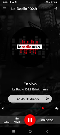 Android application La Radio 102.9 Brinkmann screenshort
