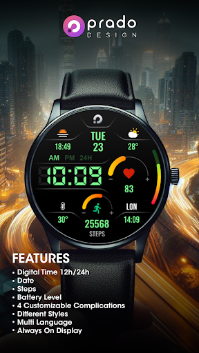 ACTIVE 11 Digital Watch Face Screen 2