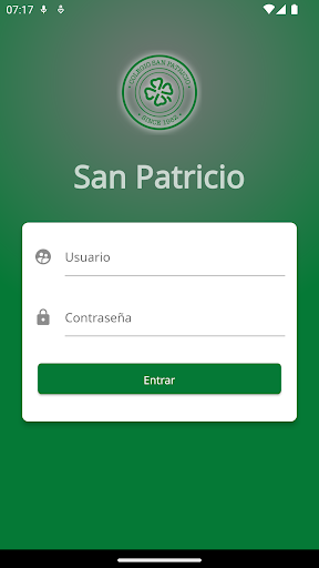 Android application Colegio San Patricio screenshort