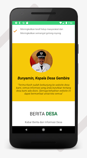 Website Desa Gembira Screen 3