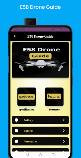 E58 Drone Guide Screen 3