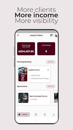 Android application Lawyer Gates: Service Provider screenshort