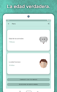 Captura de Pantalla 8 Animal Edad Calculadora android