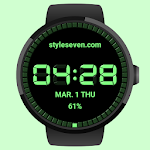 Cover Image of Скачать Digital Watch Face-7 for Wear OS by Google 2.0 APK