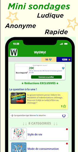 Android application WytiWyt - Compare ton opinion screenshort