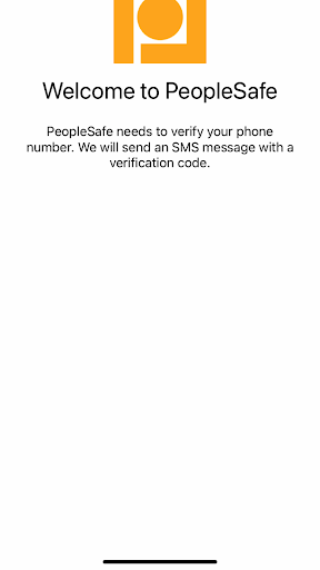 Android application Peoplesafe Alert screenshort
