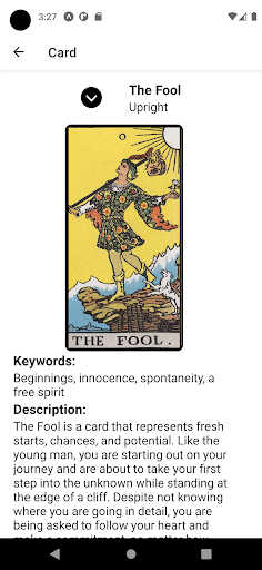 MyTarotGuide Screen 3