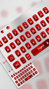 White Red Keyboard