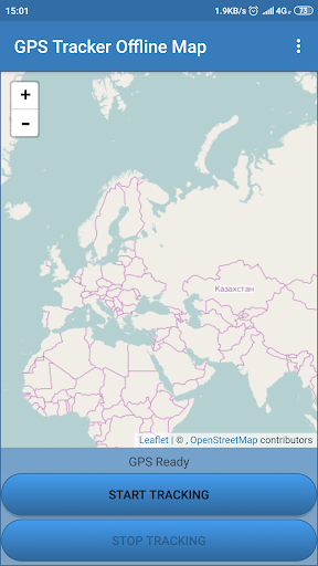Android application GPS Tracker Offline Map screenshort
