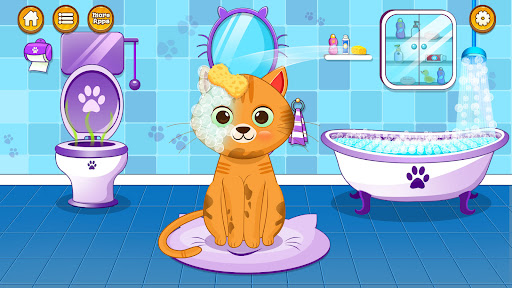 Virtual cat pet care life Screen 3