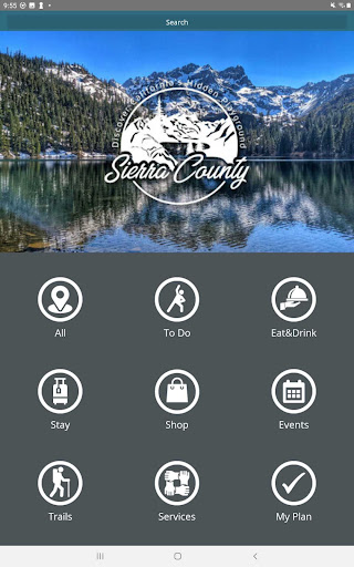 Screenshot of Visit Sierra County CA