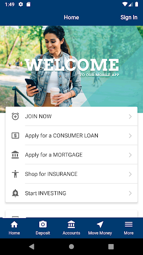 Android application Cherokee Strip Credit Union screenshort