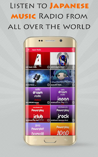 Android application Japan Radio Japanese Streaming screenshort