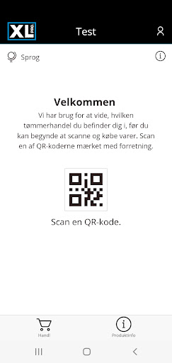 Android application SCAN&GO screenshort