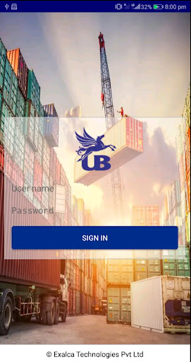 Android application Ubl Vehicle Indent screenshort