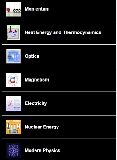 Learn Physics Science Physics Screen 2