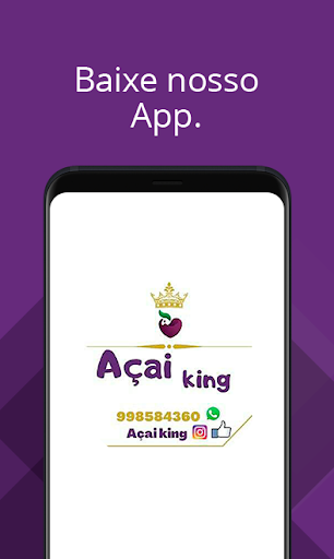 Android application Açaí King screenshort
