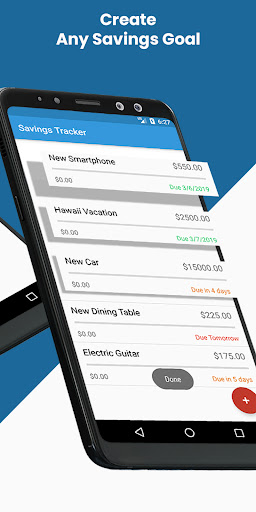 Savings Tracker: Savings Goal Screenshot