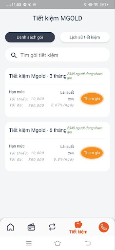Android application Micviet Holdings screenshort