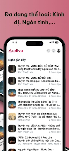 Audivu: Nghe truyện Audio Screen 3