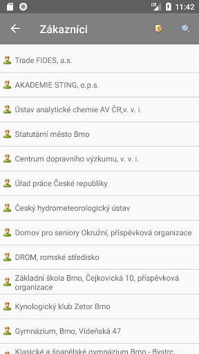 Android application Fides Password Manager screenshort