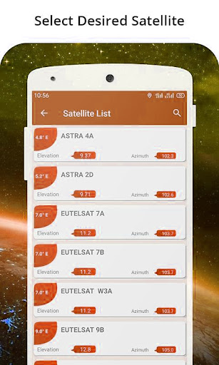 Satellite Finder: Dish Locator Screen 3