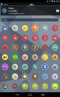 Velur - Icon Pack Tangkapan layar