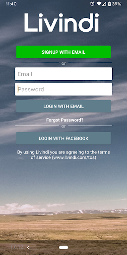 Android application Livindi Helper screenshort