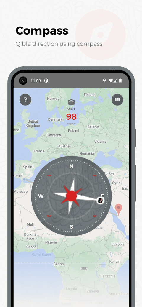 Qibla Direction No Internetのおすすめ画像5